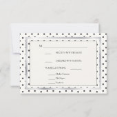 UAWG | Moderne Farbstiche und Typografie RSVP Karte (Rückseite)