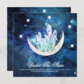 *~* UAWG MOON STARS CRYSTAL AR14 Website Hochzeit Einladung (Vorne/Hinten)