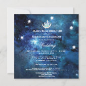 *~* UAWG MOON STARS CRYSTAL AR14 Website Hochzeit Einladung (Rückseite)