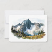 UAWG Mountain Wedding Insert Destination Einladung (Rückseite)