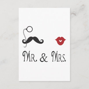 UAWG Mr. & Mrs. Cards RSVP Karte