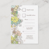 UAWG-Neutrale Blume DIY Custom Cards Begleitkarte (Rückseite)