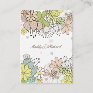 UAWG-Neutrale Blume DIY Custom Cards Begleitkarte