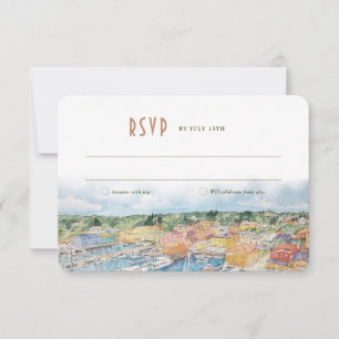 UAWG Newport Harbor Wedding Insert Destination Einladung