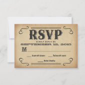 UAWG Old West Rustic Wedding Antwort (Vorderseite)