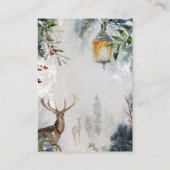 UAWG Online Winter Baby Duschkarte Begleitkarte (Rückseite)