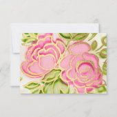 UAWG Painted Watercolor Roses Einladung (Vorderseite)