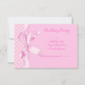 UAWG Pink gepunkteter Bugbogen REVISIERT Einladung (Vorderseite)