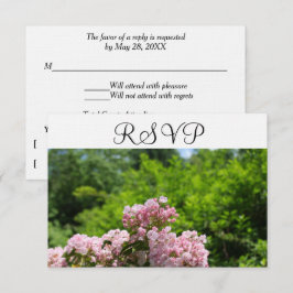 UAWG Pink Mountain Laurel Blume RSVP Karte