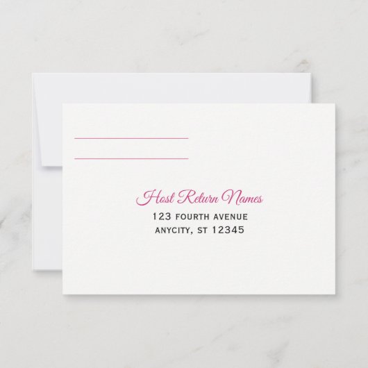 UAWG / Postkarte beantworten | Brush Calligraphy-M (Rückseite)