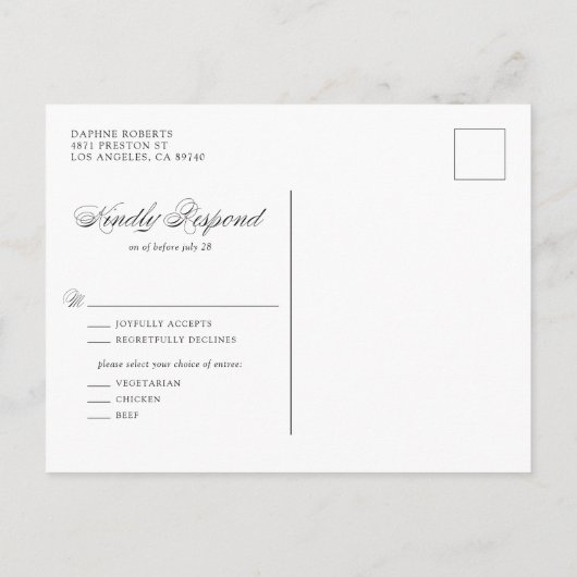 UAwg Postkarte für Aquarellfarben Pink und Blaue H (Rückseite)