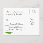 UAwg Postkarte für Braut und Boden (Rückseite)