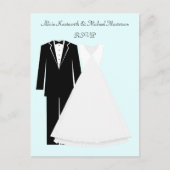 UAwg Postkarte für Braut und Boden (Vorderseite)