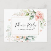 UAwg Postkarte für das geometrische, grüne Menü Go (Vorderseite)