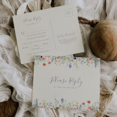 UAwg Postkarte für das Menü "Radiant Wildblume"