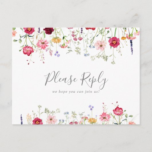 UAwg Postkarte für die Auswahl der Wildblume in me (Vorderseite)