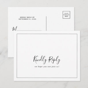 UAWG Postkarte für die Minimalistische Menüauswahl