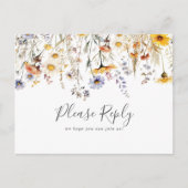 UAwg Postkarte für die Wildblume im Herbst (Vorderseite)