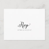 UAWG Postkarte für Vintages Skriptmenü (Vorderseite)