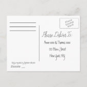 UAWG Postkarte (Hochzeit) (Rückseite)