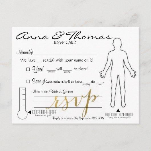 UAWG Postkarte (Hochzeit) (Vorderseite)