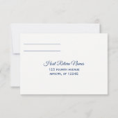 UAWG Postkarte | Pinselkalligrafie — Navy Blue (Rückseite)