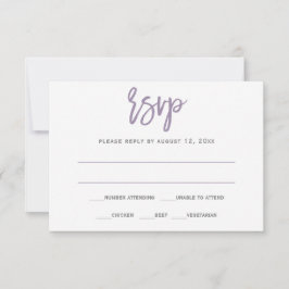 UAWG Postkarte | Pinselkalligraphie (Lavendel)