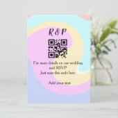 UAwg q oder Code hinzufügen Feiertagskarte (Stehend Vorderseite)