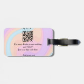 UAwg q oder Code hinzufügen Gepäckanhänger (Rückseite horizontal)