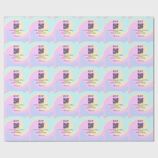 UAwg q oder Code hinzufügen Geschenkpapier (Flach)