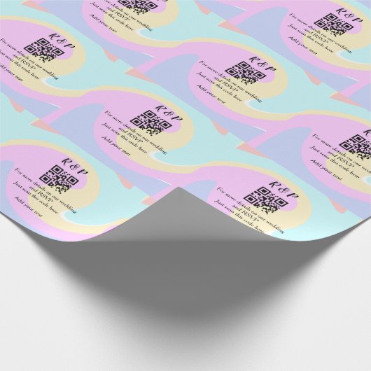 UAwg q oder Code hinzufügen Geschenkpapier (Ecke)