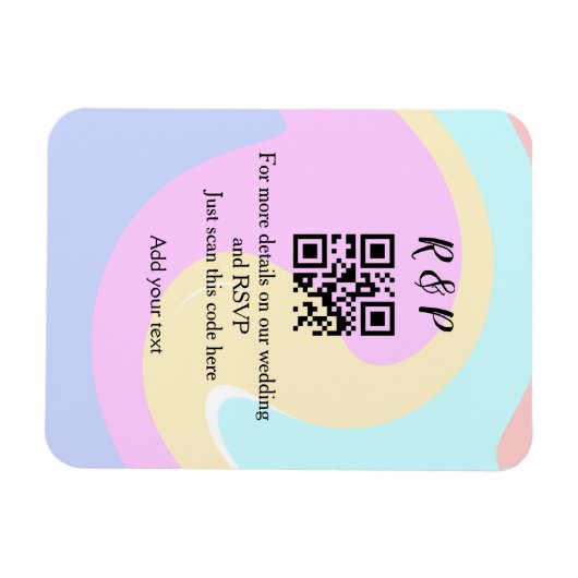 UAwg q oder Code hinzufügen Magnet (Horizontal)