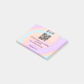 UAwg q oder Code hinzufügen Post-it Klebezettel (angewinkelt)