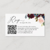 UAwg QR-Code für Hochzeiten auf der Website von Na Begleitkarte (Vorderseite)