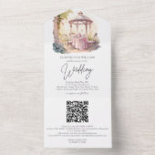 UAwg QR-Code für Wasserfarbengärten All In One Einladung (Innen Boden)