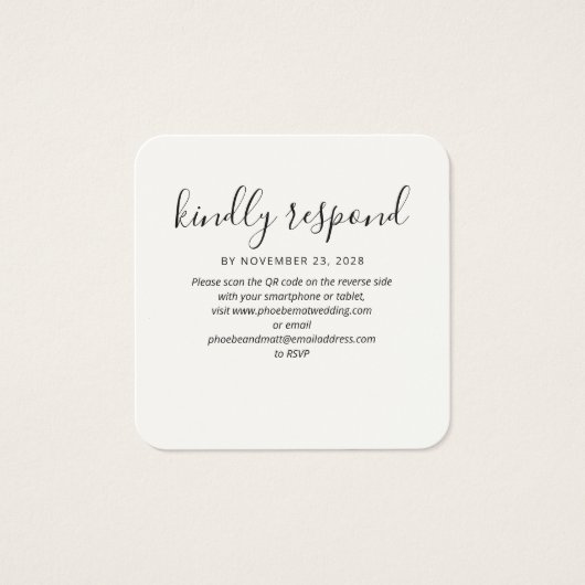 UAWG QR-Code Hochzeitkarte für die Website (Vorderseite)