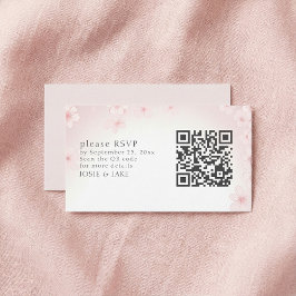 UAwg QR-Code-Umschließungskarte für Soft Cherry Bl Begleitkarte