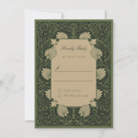 UAWG Regal Emerald Green Antique Gold Barock