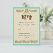 UAWG Renaissance-Kupide RSVP Karte (Stehend Vorderseite)