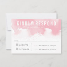 UAWG REPLANE REAKTION Modernes Aquarellrot Rosa