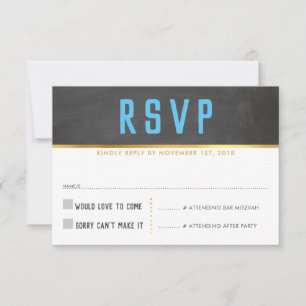 UAWG REPLY CARD Graues Goldmedaille RSVP Karte