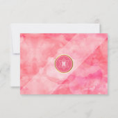 UAWG REPLY KARTE Fettblock Modernes Korallengold (Rückseite)