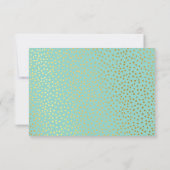 UAWG REPLY REPONSE rustikale Goldminkfett Einladung (Rückseite)