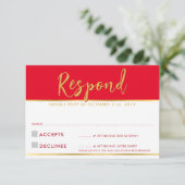 UAWG REPLY RSVP KARTE (Stehend Vorderseite)