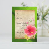 UAWG Response Card 2 RSVP Karte (Stehend Vorderseite)