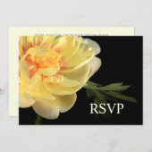 UAWG Response Card Gelbe Blume Einladungen für Hoc (Vorne/Hinten)