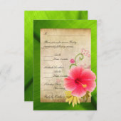 UAWG Response-Karte 1 RSVP Karte (Vorne/Hinten)