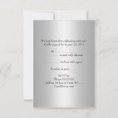 UAWG Response-Karte Silver alle Ereignisse RSVP Karte (Rückseite)