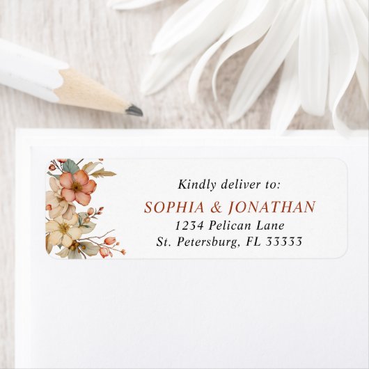 UAwg Response-Mailings für rustikale Wildblumen (Insitu)