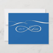 UAWG Response Unendlichkeit Symbol Zeichen unendli RSVP Karte (Vorderseite)